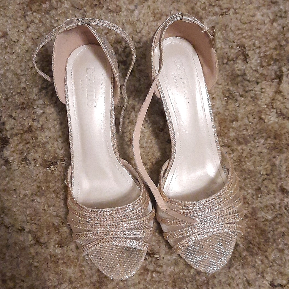David bridal heels